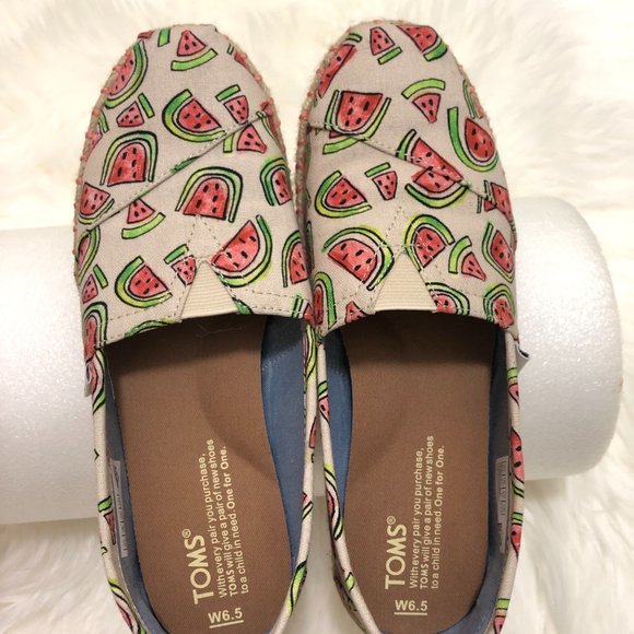 ✨HOST PICK✨ Toms Watermelon Flats - Size 6.5 - Picture 2 of 10